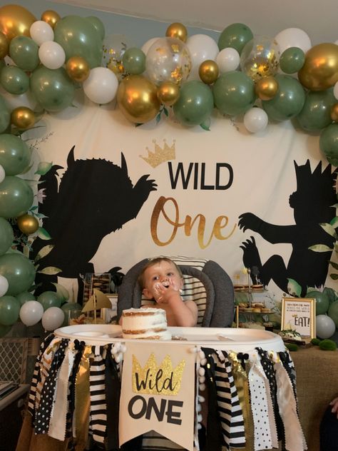 Wild Things Are First Birthday, He's A Wild One Birthday Party, Wild Thing First Birthday, Wild Thing 1st Birthday Party, Where The Wild Things Are Centerpieces 1st Birthdays, He’s A Wild One Birthday Party, He’s A Wild One Birthday, Where The Wild Things Are First Birthday Food Ideas, First Birthdays For Boys