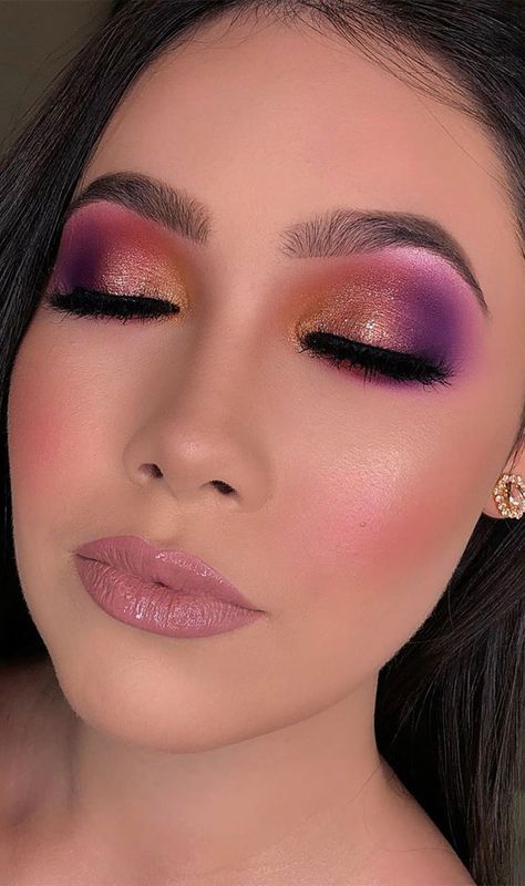 Beautiful Makeup Ideas For Wedding And Any Occasion Culture Pallete Juvias, Makeup Ideas Colourful, Wedding Makeup Colorful, Colourful Wedding Makeup, Colourful Eye Makeup Looks, Colourful Bridal Makeup, Colourful Makeup Ideas, Glam Makeup Looks Wedding, Colorful Bridal Makeup