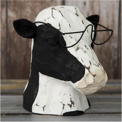 Available on Amazon😱 #Amazon #hobbylobbydecor #amazonmusthaves #amazonfinds #homedecor #cow #glasses Cow Living Room Decor, Cow Living Room, Hobby Lobby Farmhouse Decor, Cow Wall Decor, Wood Riser, Farm Themed Birthday Party, Western Theme Party, Cow Decor, Cow Head