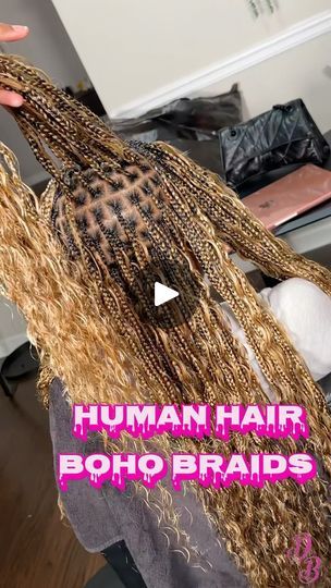 2.5K views · 7.5K reactions | THE MOST GORGEOUS BLONDE MIX 💛🧡🤎
Can Take Up To 8 1/2 Hrs & More❗️ Please Have A Free Day When Booking This Style ✨
~Client Provided Braiding Hair & Human Hair~
Human Hair Used: @sensationnel_hair  Braiding Hair Used: @outre_hair 
#knotlessbraidsatl #knotlessbraids #humanhairbraidsatl #humanhairbraids #humanhairgoddessbraids #designerbraids #deesbeauties #westindianbraiders #deesbeauties💋 #westindianhairbraider #westindianbraider #caribbeanbraiders #caribbeanbraider #bohoknotlessbraids #knotlessbohobraidsatl #atlhumanbohobraids #bohoknotlessbraidsatl #neatbraideratl | 🇦🇬 West Indian Braid Artist & MUA 🇩🇲 | deesbeauties · Book Your Appt Today Beauty!🩷 Honey Blonde Boho Braids, Honey Blonde Boho Knotless Braids Bob, Blonde Boho Braids Black Women, Blonde Boho Knotless Braids, Blonde Boho Braids, Honey Blonde Braids, Boho Goddess Braids, Indian Braids, Outre Hair