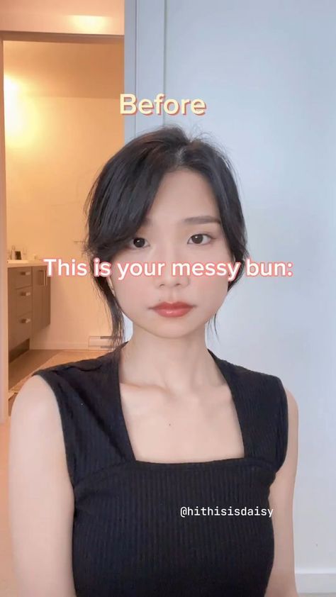 How to get a perfect messy bun every time Perfect Messy Bun, Kadeřnické Trendy, Cute Quick Hairstyles, Hair Style Korea, Fesyen Rambut, Hair Bun Tutorial, Vlasové Trendy, Hairstyles For Layered Hair, Hair Tips Video