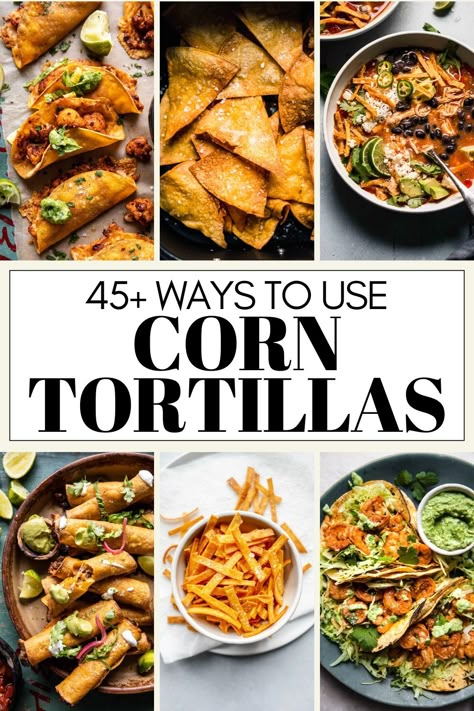 45+ Recipes that Use Corn Tortillas - Platings + Pairings Use Corn Tortillas, Dinner Recipes With Corn Tortillas, Recipes That Use Corn Tortillas, Recipes With White Corn Tortillas, Mini Corn Tortillas Recipes, How To Use Corn Tortillas, Recipes For Corn Tortillas, Things To Make With Corn Tortillas, Corn Tortilla Uses