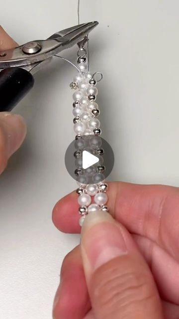 Mqh on Instagram: "Get ready to unleash your creativity with this DIY pearl necklace project! 🌸✨ Transform ordinary pearls into a stunning piece of jewelry that reflects your personal style. Whether you prefer a classic, minimalist design or a statement piece, this DIY tutorial has got you covered. Follow along step-by-step and create a necklace that will turn heads wherever you go. Share your finished masterpiece using #DIYPearlNecklace and inspire others to embrace their inner artist! ✨🎨 💫
 #DIYJewelry #PearlLovers #HandmadeWithLove" Diy Pearl Necklace Tutorial, Diy Necklace Pearl, Pearl Necklace Tutorial, Diy Pearl Necklace, Pearls Diy, Necklace Tutorial, Handmade Wire Jewelry, A Necklace, Handmade Wire