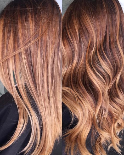 Golden Copper Balayage, Warm Caramel Balayage, Celebrities Hairstyles, Copper Blonde Hair, Honey Highlights, Colors For 2024, Hairstyles And Colors, Copper Blonde, Caramel Balayage