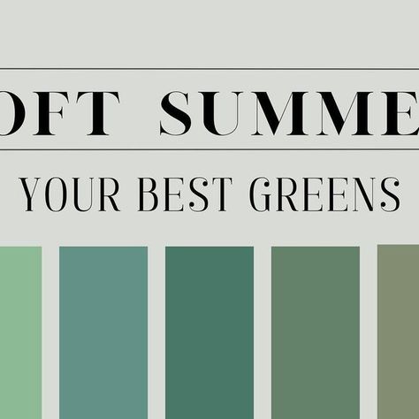 Dora | Image & Style | Color Analysis & Kibbe Body Types on Instagram Muted Summer, Kibbe Body Types, Makeup And Accessories, Soft Summer Color Palette, Soft Summer Colors, True Spring, Green Palette, Summer Color Palette, Color Season