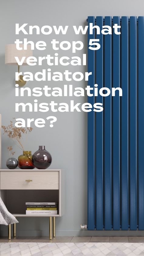 Vertical designer radiators are on the rise in UK homes for their statement style, powerful heat output and space-saving design, which we love to see! Team tall is also the current winner of our recent Instagram poll with 72% of our followers choosing a statement vertical radiator over a small horizontal option!

Unfortunately, one in six plumbers are called out to fix botched installation jobs amid the rise in popularity for vertical designer radiators. Find out more! Vertical Radiator Bedroom, Bedroom Radiator Ideas, Vertical Radiators Kitchen, Kitchen Radiators, Tall Radiator, Bedroom Radiators, Tall Radiators, Kitchen Radiator, Vertical Radiator