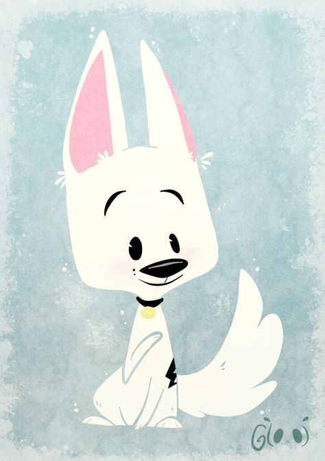 Cartoon Characters Disney, Easel Drawing, Disney Bolt, Bolt Dog, Bolt Disney, Animals Disney, Ideas For Drawing, Disney Character Art, Cartoon Drawings Of Animals