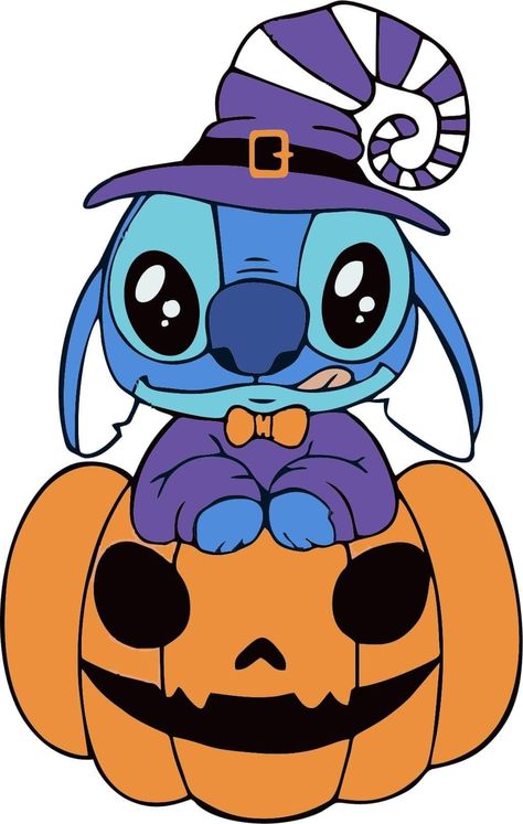 Cartoon Drawings Stitch, Halloween Stitch Drawing, Stitch Disney Halloween, Stitch Halloween Drawing, Stitch Easy Drawing, Halloween Stitch Disney, Stitch Pumpkin Carving, Gambar Halloween, Pumpkin Art Ideas