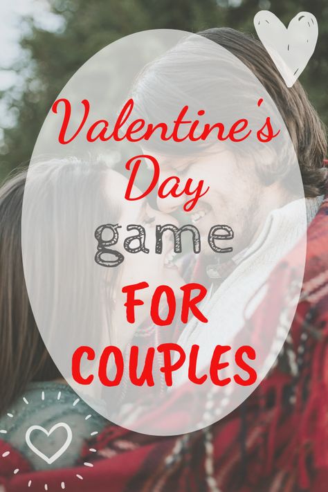 Valentines' Day game for couples. A relationship building activity for couples. Valentine's Day idea. Valentine's day date idea. #valentinesday #couples #datenight #valentinesdate Valentine’s Day Games For Couples, Marriage Activities, Valentines Games For Couples, Couples Ministry, Couples Valentines Day, Couples Night, Game For Couples, Marriage Challenge, Fun Couple Activities