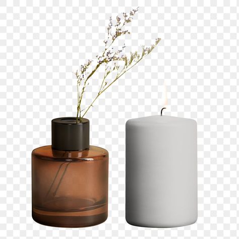 Candle Png Aesthetic, Vase Png, Candle Png, Concept Board Architecture, Luxury Vase, Flower Bedroom, Furniture Website, Aromatic Candles, Bullet Journal Design Ideas