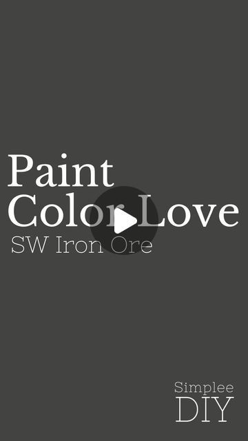 Loralee AhMu on Instagram: "Iron Ore is a versatile hue that walks the fine line between black and dark gray, creating an inviting and sophisticated ambiance that complements any space, whether it’s indoors or outdoors. Throughout my home, Iron Ore has become my go-to “black” choice, adding a touch of elegance to my decor without being overpowering. I feel like it’s the perfect shade for those moments when you need a classic touch that’s not too black and adds just the right amount of drama to any room. So, if you’re seeking a paint color that’s truly captivating and multifaceted, look no further than Iron Ore – you won’t be disappointed! #sherwinwilliams #swcolorforecast #swcolorlove #sherwinwilliamspaint #swdesignpros #paintcolor #paintcolors #interiorpaint #ironore #blackpaint # Painting Metal Doors, Black Paint Color, Popular Paint Colors, Iron Sheet, Iron Ore, Painting Wallpaper, Metal Door, Dark Color, Media Room