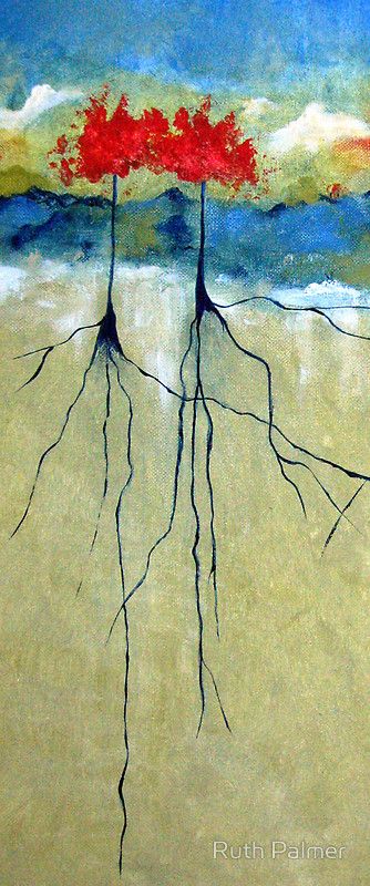 Landscaping Rocks, Nature Art Prints, Deep Roots, Abstract Tree, Shop Art, Tree Art, Tree Painting, Art Abstrait, Contemporary Paintings