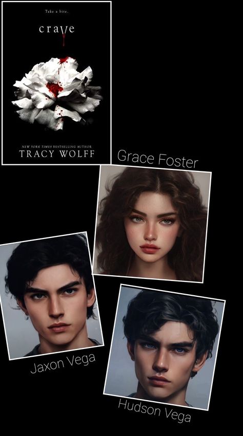 Crave Character Art, Crave Tattoo Ideas, Jaxon Vega And Grace, Crave Book Series Fanart, Jaxon And Hudson Vega, Grace And Hudson Vega, Jackson Vega Crave, Crave Grace And Hudson, Jaxon And Flint Fanart