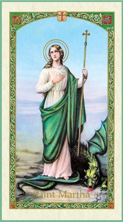 St Martha, Saint Martha, Santa Marta, Patron Saints, Power Of Prayer, 9 And 10, Beautiful Art, Princess Zelda, Halloween