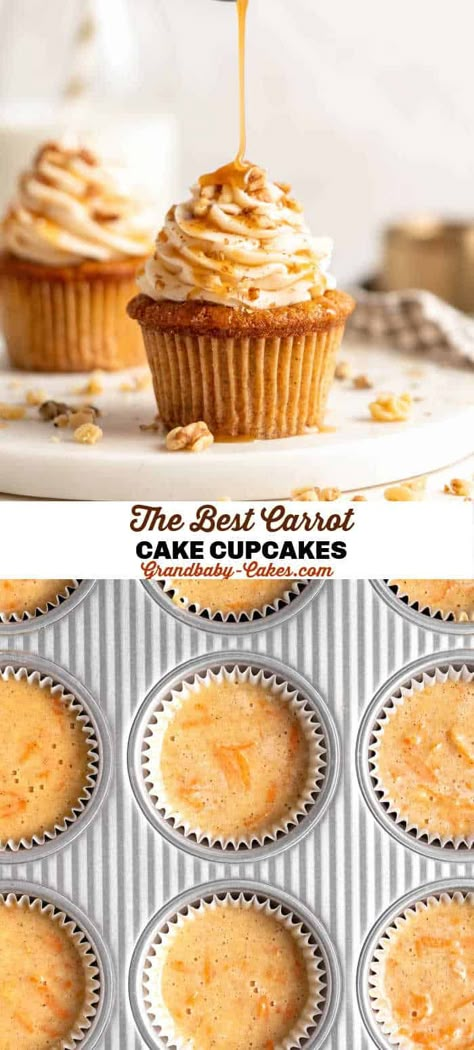 Gourmet Carrot Cake Cupcakes, Wedding Carrot Cake Cupcakes, Filled Carrot Cake Cupcakes, Carrot Cake Cupcakes With Filling, Carrot Cake Cupcakes Wedding, Carrot Cake Cupcakes Box Recipe, Carrot Cake Mini Cupcakes, Carrot Cake Cupcakes Decorating Ideas, Carrot Cupcakes Decoration