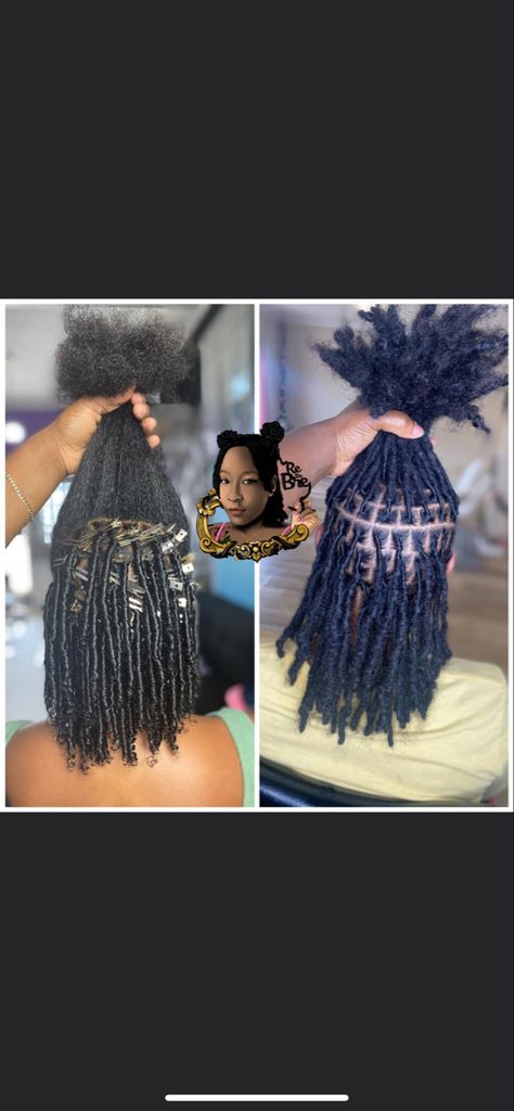 Permanent Loc Extensions, Small Loc Extensions Permanent, How To Add Loc Extensions, Adding Loc Extensions To Locs, Loc Extensions Permanent, Natural Hair Weaves, Natural Accessories, Mens Braids Hairstyles, Mens Braids