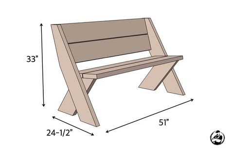 Free Bench Plans, Diy Yard Bench, Benches For Outside Diy, Backyard Bench Diy, Garden Bench Ideas Diy, Leopold Bench Plans, Simple Outdoor Bench Diy, 2x6 Bench Diy, Simple Bench Plans