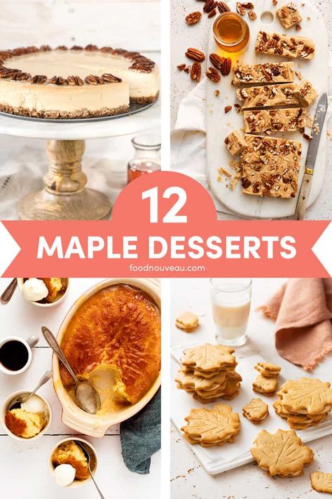 Maple Dessert Recipes, Maple Butter Recipe, Maple Syrup Cake, Maple Desserts, Canadian Dessert, Maple Fudge, Maple Cake, Popular Desserts Recipes, Maple Recipes