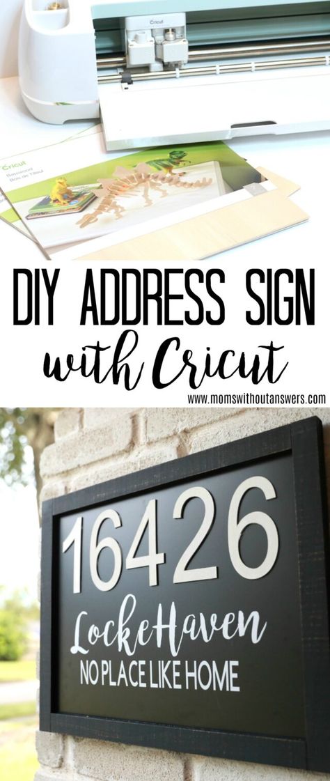 DIY Address Sign with the Cricut Maker- How to cut Basswood with the Cricut Maker Cricut Address Signs, Cricut Basswood Projects, Diy Address Sign Ideas, Basswood Projects, Address Sign Ideas, Diy Address Sign, Personalized Signs For Home, House Letters, House Address Sign