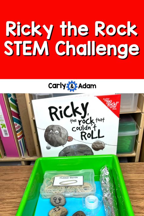 Can Kindergarteners do STEM? Yes! We’ve found it’s best to connect STEM and story using read aloud books. For this Challenge, students connect to Ricky, the Rock That Couldn't Roll by Jay Miletsky. Kindergarten Stem Challenges, Simple Stem Challenges, Motion Activities, Stem Activities Preschool, Kindergarten Stem, Elementary Stem Activities, Steam Gift Card, Steam Ideas, Stem Books