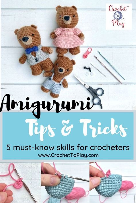 Amigurumi Tips, Amigurumi For Beginners, Easy Amigurumi, Amigurumi Doll Pattern, Crochet Geek, Amigurumi Tutorial, Crochet Amigurumi Free Patterns, Crochet Amigurumi Free, Your Crochet