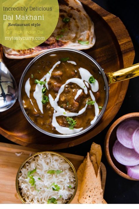 Restaurant style dal makhani recipe. Makhani dal recipe that is easy and tasty enough for lunch, dinner with Naan, paratha or jeera rice. step by step video included. #glutenfree #LowGI #Indian #dal #recipe by @rekhaKakkar  via @rekhakakkar Dal Makhani Recipe, Indian Dal Recipe, Paneer Paratha, Indian Dal, Indian Beef Recipes, Indian Soup, Dal Makhani, Vegan Indian Recipes, Indian Appetizers