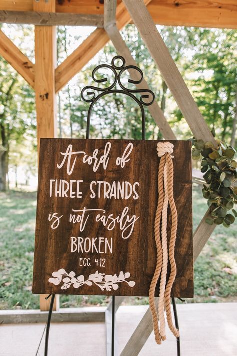 Braided Rope Wedding Ceremony, Braid Ceremony Wedding, Wedding Braid Ceremony Cords, Outdoor Christian Wedding Ceremony, Wedding Ceremony Themes, Rustic Wedding Decor Ceremony, Wedding Bonding Ceremony Ideas, Wedding Ceremony Activities, Wedding Rope Braid Ceremony