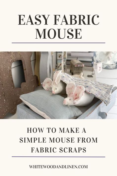 Follow this free and easy tutorial with step by step instructions to create your very own sweet and simple mouse craft which also makes good use of your fabric scraps too Fabric Mouse Pattern Free Sewing, Free Mouse Patterns To Sew, Fabric Mice Pattern Free Sewing, Fabric Mouse Pattern, Mouse Patterns To Sew, Felt Mouse Pattern Free, Mouse Sewing Pattern, Mouse Craft, Sewn Toys