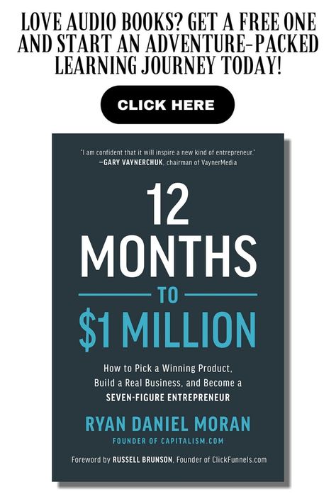 Get ready to take your business and life to the next level with 12 Month To 1 Million! This book provides a comprehensive roadmap for entrepreneurs, helping them reach their goals in just one year. Learn how you can become successful today by reading this amazing guidebook! Parts Of A Book, 1 Million Dollars, Email Blast, One Million Dollars, Bulk Email, Recommended Books, Unread Books, Learning Journey, Audible Books