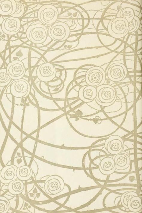 Art Nouveau / Art Deco Rose Pattern Ethel Larcombe, 1920s Embroidery, Women Painters, Fleurs Art Nouveau, Motifs Art Nouveau, Nouveau Tattoo, Art Nouveau Illustration, Art Nouveau Design, Quilt Design