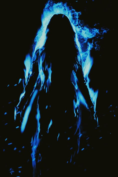 Blue Flame Pyrokinesis Blue Flame Magic, Blue Oni Aesthetic, Blue Fire Magic Aesthetic, Blue Fire Power Aesthetic, Blue Fire Powers, Mind Powers Aesthetic, Blue Magic Powers, Blue Powers Aesthetic, Blue Fire Magic