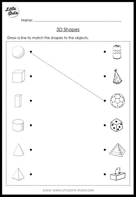 Kindergarten Math 3D Shapes Worksheets and Activities 3d Shapes Kindergarten, 3d Shapes Activities, 3d Shapes Worksheets, 3 Dimensional Shapes, Shapes Worksheet Kindergarten, Shapes Kindergarten, 2d And 3d Shapes, Dimensional Shapes, Kindergarten Worksheets Printable