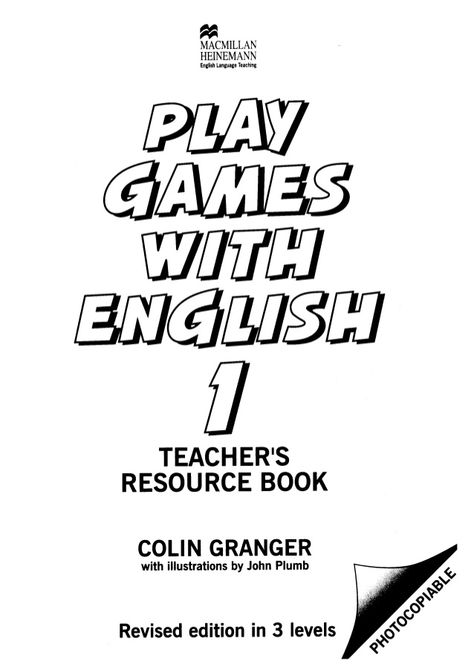 Play games with english 1 Rural Development Projects Class 12, Creative English Teaching Ideas, English Books For Kids, English Conversation Learning, English Learning Books, English Teaching Materials, English Projects, English Teaching Resources, English Games