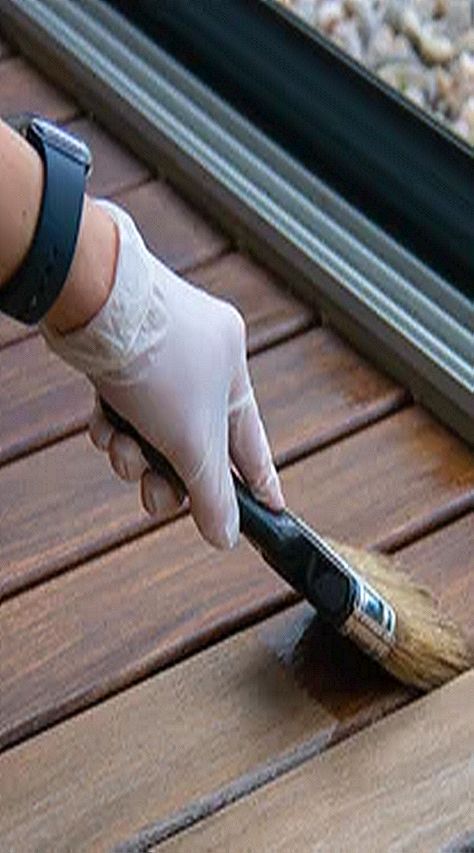 Whether you have a new deck, or your plan is to recoat or refurbish a long-standing deck, the question comes up about what kind of stain is best, an oil-based stain or a water-based one. Refinish Wood Porch, Deck Stain Ideas Wood, How To Stain A Deck, Solid Stain Deck Colors, Grey Deck Stain, Deck Stain Ideas, Staining A Deck, Deck Stain And Sealer, Deck Stains