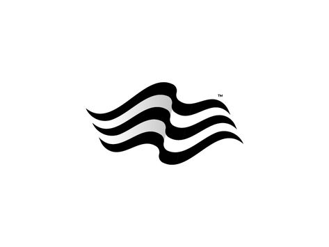 Flow waves sound wind flag stripes identity mark logo flow Wavy Logo Design, Wind Logo Design, Flow Logo Design, Sound Logo Design, Movement Logo Design, Sound Wave Logo, Ripple Logo, Wind Logo, Flow Logo