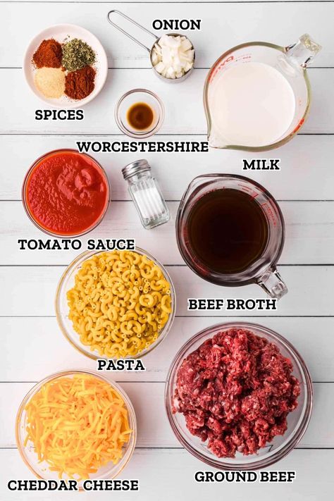 Healthier Homemade One Pot Hamburger Helper, Homemade Hamburger Helper Instant Pot, Hamburger Helper Homemade Crockpot, Homemade Cheeseburger Helper, Taco Hamburger Helper Homemade, Homemade Hamburger Helper Recipes, Cheeseburger Hamburger Helper Homemade, Hamburger Helper Seasoning, Hamburger Helper Homemade Easy