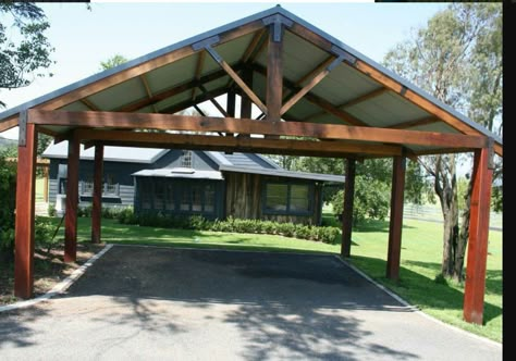 2 car carport Cheap Carports, Carport Design, Remodel Garage, Carport Prices, Portable Carport, Diy Carport, Carport Covers, 2 Car Carport, Carport Kits