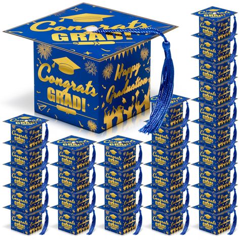 Small Treat Boxes, Graduation Centerpieces, Graduation Table Decorations, Graduation Table, Centerpieces For Tables, Graduation Party Gifts, Graduation Tables, Daughters Birthday, Graduation Candy