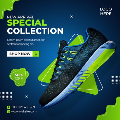 This Is a very beautiful and creative design. I hope you like this design . do you need Design or Brand Identity. Download this design. https://www.freepik.com/online-gddsltd Special Shoes, Ads Creative Advertising Ideas, Banner Design Inspiration, Social Media Advertising Design, Publicidad Creativa, Social Media Design Inspiration, Banner Template Design, Social Media Branding, Social Media Banner