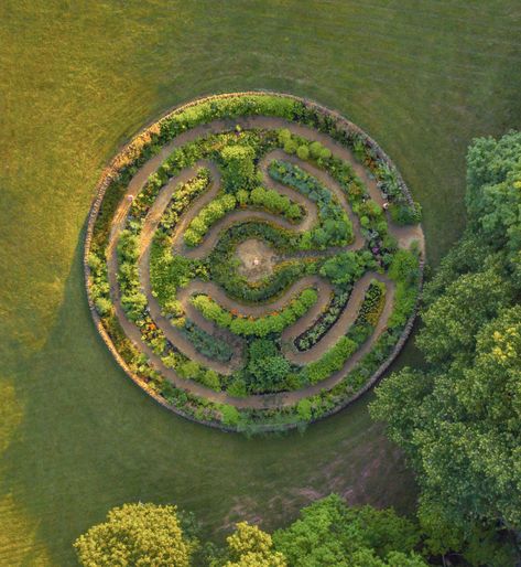 Circular Garden, Maze Garden, Labyrinth Garden, Garden Maze, Labyrinth Design, Sacred Garden, Maze Design, Meditation Garden, Sensory Garden