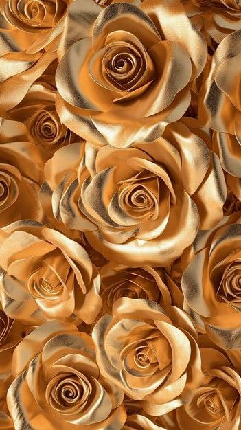 Roses And Gold Aesthetic, Golden Roses Aesthetic, Gold Flowers Aesthetic, Golden Flowers Aesthetic, Image Or, Golden Bachelor, Latina Art, Golden Roses, Black And Gold Aesthetic