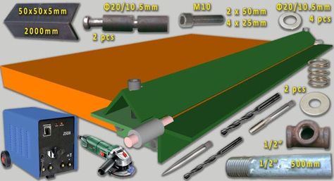 Pliage Tole, Step Building, Sheet Metal Bender, Sheet Metal Brake, Man Cave Building, Metal Bender, Angle Iron, Welding Jobs, Metal Bending Tools