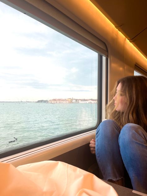 Train Traveling Aesthetic, Italy Train Aesthetic, Train Italy, Train Aesthetic, Venice Photography, Aesthetic Italy, Venice Photos, Italy Aesthetic, 2023 Vision