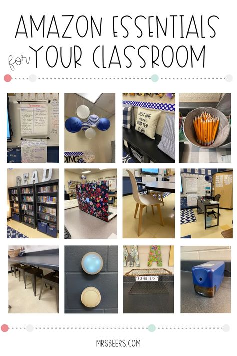 Amazon Classroom Decor, Middle School Resource Room Set Up, Teacher Must Haves Middle School, Middle School Classroom Decorating Ideas, Middle School Classroom Themes, Ela Classroom Decor, Middle School Ela Classroom, Classroom Decor Middle, Teacher Decor