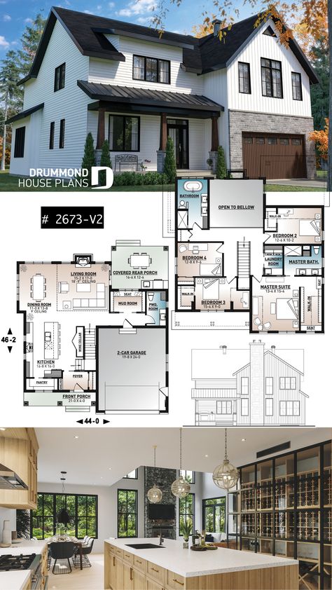 Cottage Bloxburg, Drummond House Plans, Two Story House Plans, Sims 4 House Plans, Casas The Sims 4, Home Design Floor Plans, Sims House Plans, House Layout Plans, Sims House Design