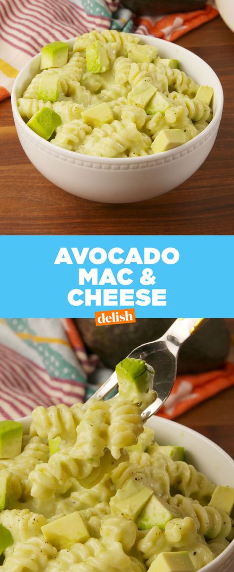 Is Avocado Mac & Cheese The New Avocado Toast? Avocado Mac And Cheese, Parmesan Dinner, Dinner Veggies, Recipes Vegetarian Dinner, Cheese Cheddar, Mac Cheese Recipes, Creamy Mac And Cheese, Low Carb Pasta, Mac Cheese