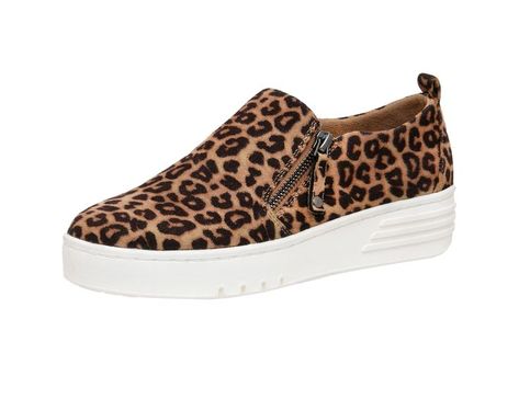 Slip into these cute and extremely comfortable shoes. Easy to slip in and out of with a functional zipper and has a great fit! Our Memory Foam technology will keep your feet comfy throughout your day! Leopard Heels, Trendy Prints, Comfy Shoes, Fall Shoes, Nubuck Leather, Classic Leather, Leather Design, Womens Oxfords, Loafers For Women