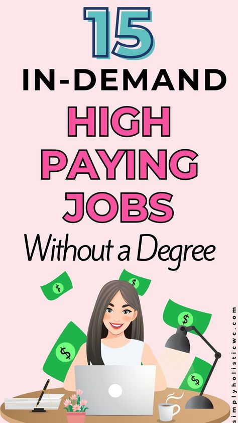 15 Best Careers for Women Without Degrees. Woman on computer Best Careers For Women, Jobs Without A Degree, Best Side Jobs, Careers For Women, High Paying Careers, Weekend Jobs, Best Career, Good Paying Jobs, Jobs For Women