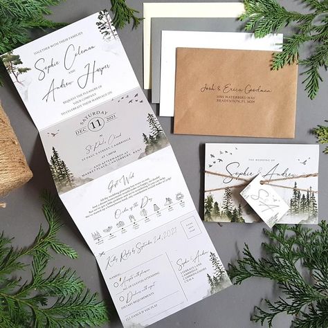 Free Wedding Invitation Samples, Nature Wedding Invitations, Woodland Wedding Invitations, Forest Wedding Invitations, Free Wedding Invitations, Wedding Invitation Samples, Handmade Wedding Invitations, Greenery Wedding Invitations, Poster Photo