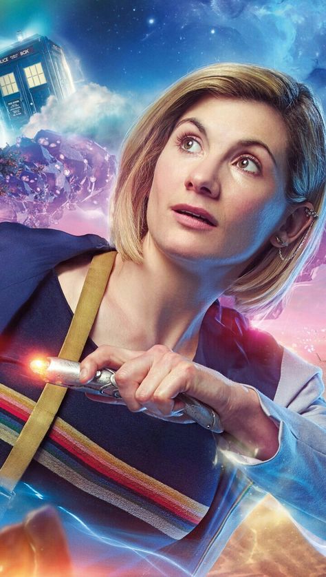 DOCTOR 13 JODIE WHITTAKER Doctor Wallpaper, Doctor Who Poster, Best Sci Fi Shows, Jodie Whittaker, 13th Doctor, Bbc Doctor Who, Sci Fi Shows, Doctor Who Art, Superhero Wallpaper